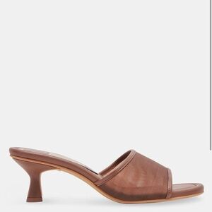 Dolce Vita Meeza Heels Espresso Mesh